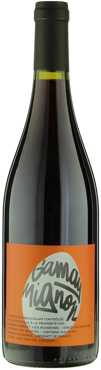 Дамьен Кокле Гаме Миньон 2020 (Damien Coquelet Gamay Mignon Beaujolais 2020) Дамьен Кокле Гаме Миньон 2020 (Damien Coquelet Gamay Mignon Beaujolais 2020)