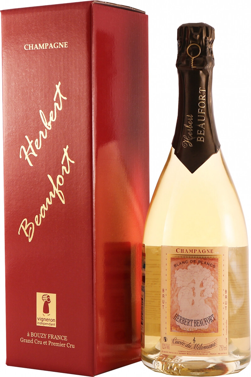 Эрбер Бофор Кюве Меломан Блан де Блан Бузи Гран Крю 1.5л в п/у (Herbert Beaufort Cuvee du Melomane Blanc de Blancs Bouzy Grand Cru 1.5L in g/b) Эрбер Бофор Кюве Меломан Блан де Блан Бузи Гран Крю 1.5л в п/у (Herbert Beaufort Cuvee du Melomane Blanc de Blancs Bouzy Grand Cru 1.5L in g/b)