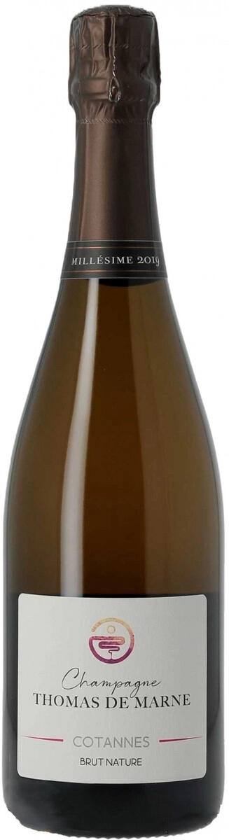 Тома де Марн Котанн Брют Натюр 2019 1.5л (Thomas de Marne Cotannes Brut Nature 2019 1.5L)
