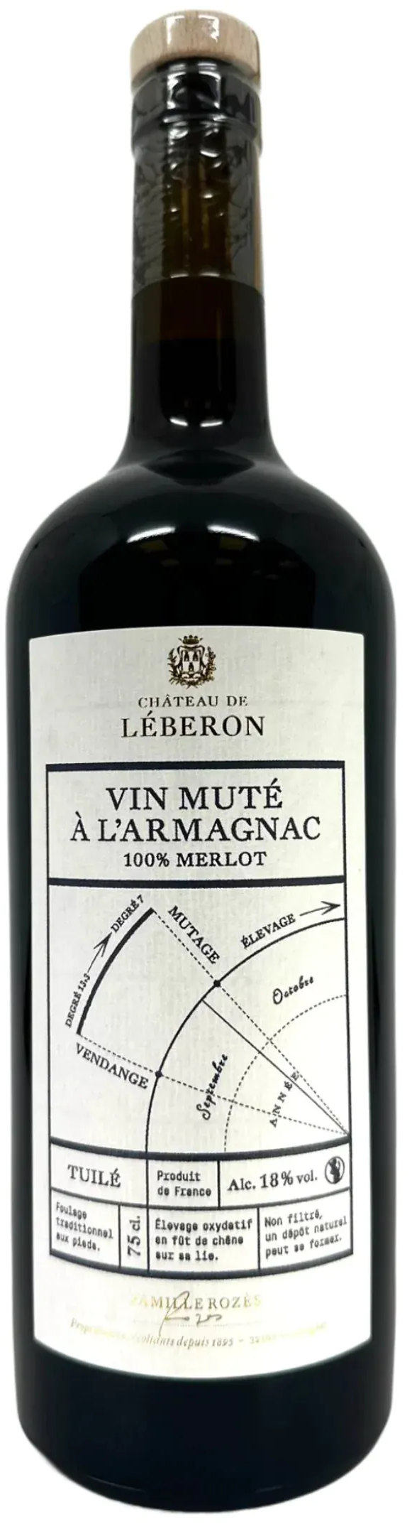 Шато де Леберон Ван Мюте а л'Арманьяк 100% Мерло (Château de Léberon Vin Muté à l’Armagnac 2022 100% Merlot) Шато де Леберон Ван Мюте а л'Арманьяк 100% Мерло (Château de Léberon Vin Muté à l’Armagnac 2022 100% Merlot)